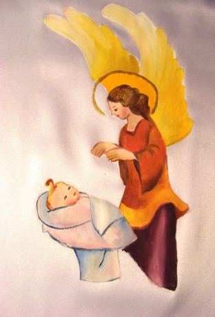 košieľka do krstu - Z neba prichádzam