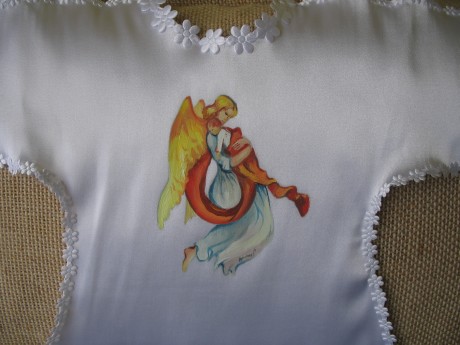 košieľka do krstu - Anjel ma nesie